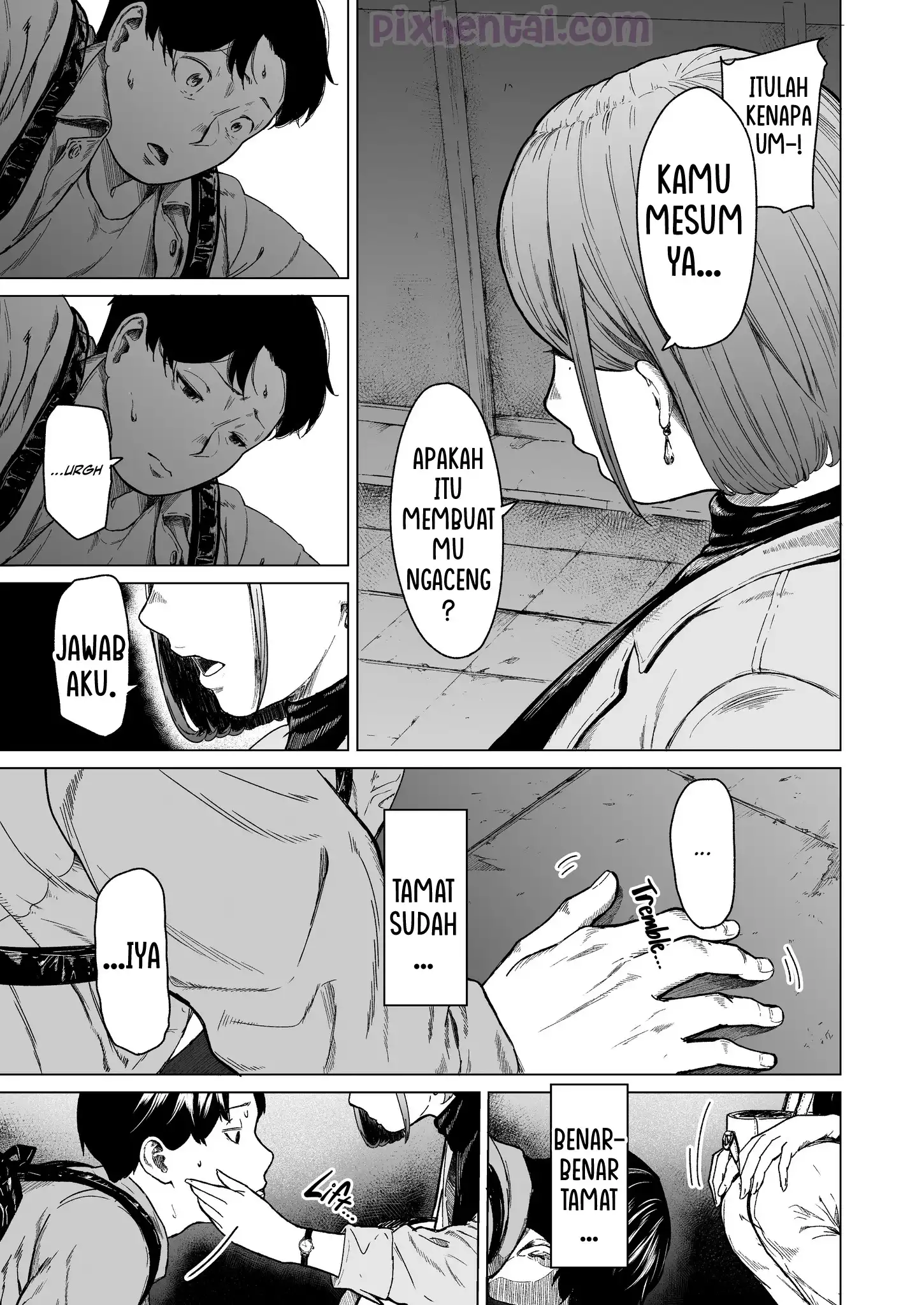 Komik hentai xxx manga sex bokep Furachi Unforgivable Akibat Mengintip Tetangga Cantik 30